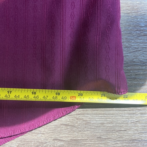 Mens Medium Ely Cattleman Burgundy Pearl Snap Western Button Down - Picture 11 of 13